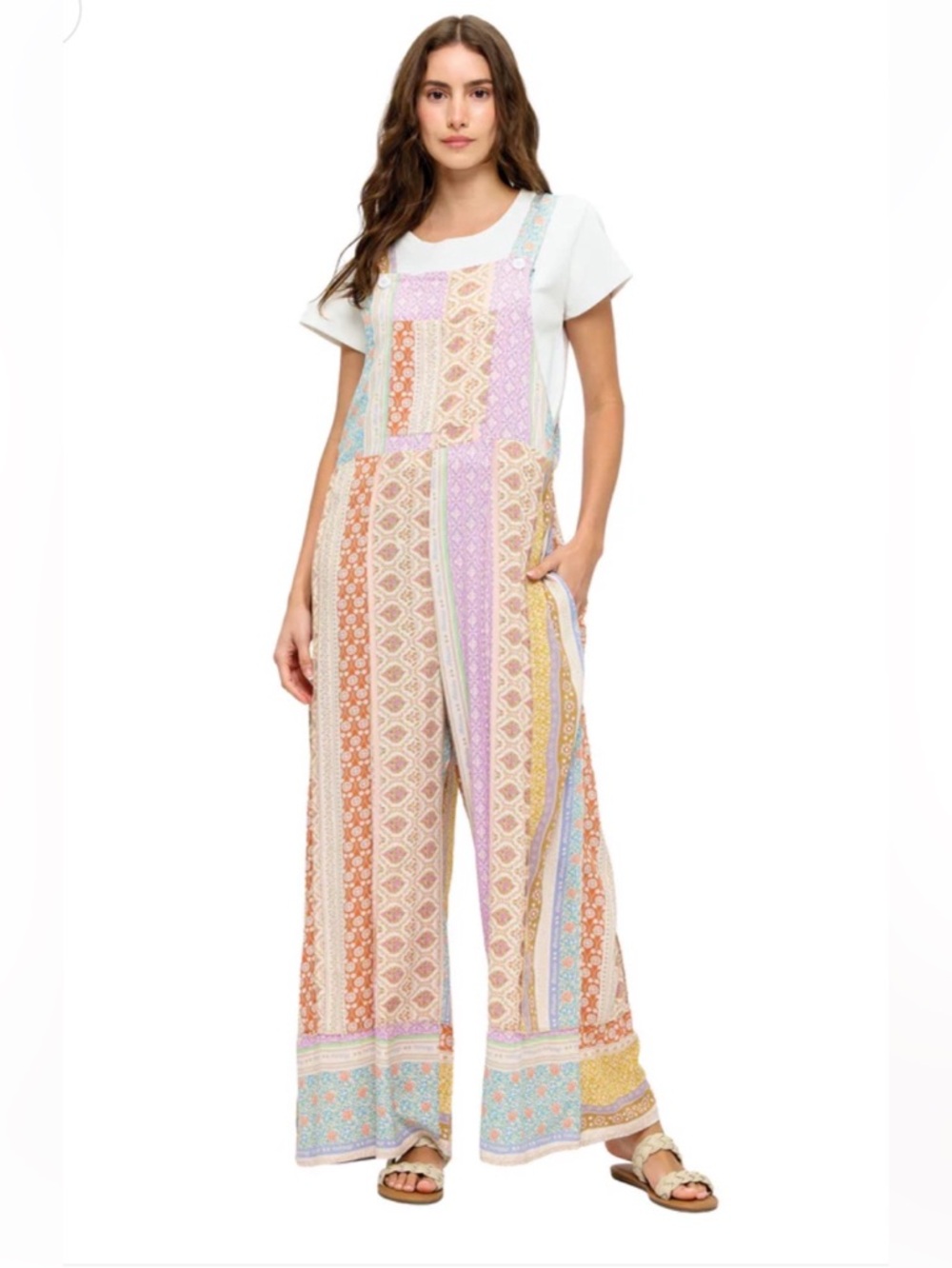 187 ❤️ Floral Boho Ruffled
Multicolor Overall